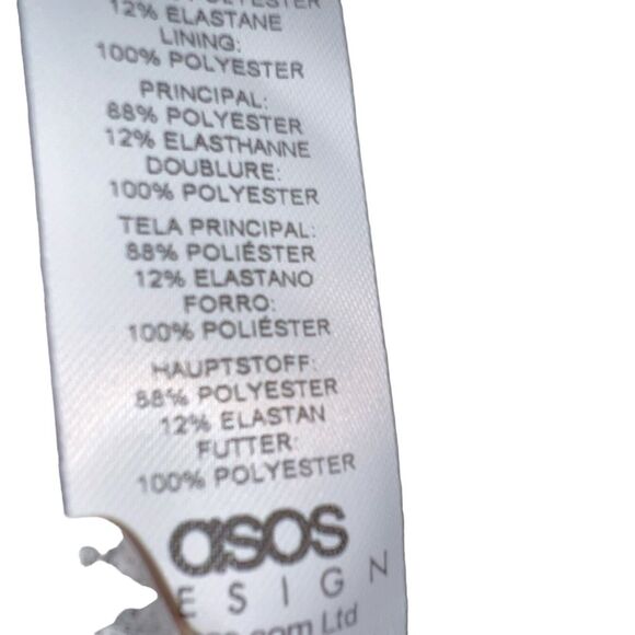 New ASOS Lilac Blazer Hidden Button Front Flap Pockets Size 18 Lavender - Picture 7 of 7